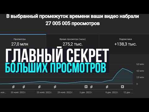 УДЕРЖАНИЕ РОЛИКА КАК УВЕЛИЧИТЬ ПРОСМОТРЫ ВИДЕО НА YOUTUBE?РЕКОМЕНДАЦИИ ЮТУБ / КАК НАБРАТЬ ПРОСМОТРЫ