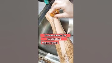 Dark Hand Cleaning Tips | Easily Remove Suntan/Get Fair & Soft Hand #shorts #skincare