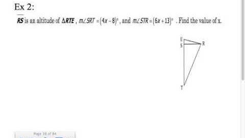 Section 5.4: Use Medians and Altitudes