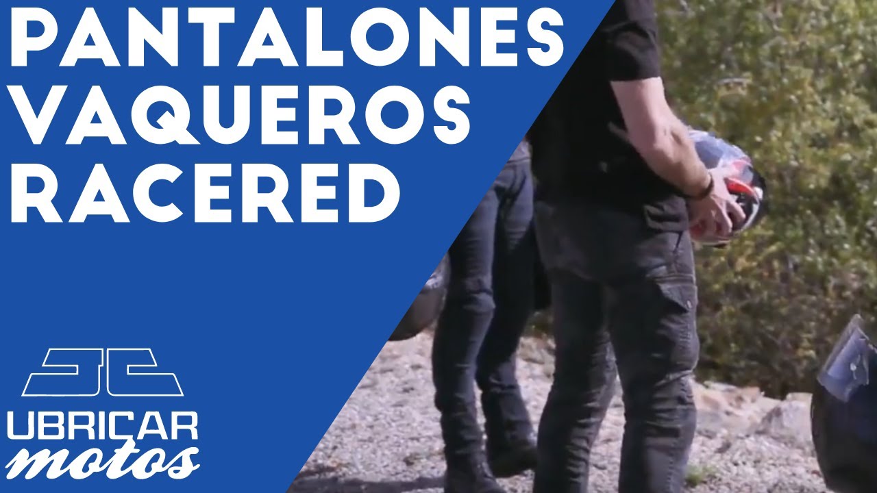 Pantalones vaqueros moto RACERED - YouTube