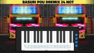 Telolet Basuri Pou Dremix 24 Not Versi Pianika || Basuri Pianika