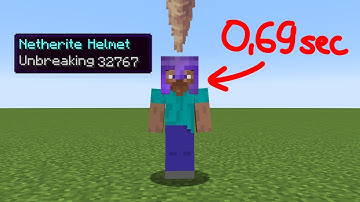 how to break op netherite helmet in 0.69 sec