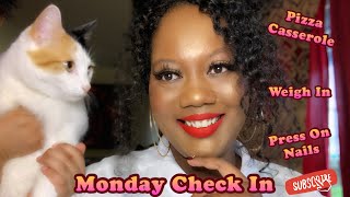 Monday Check In And Pizza Cerole