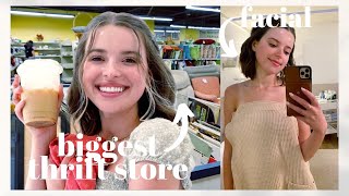 VLOG: LAs Biggest Thrift Store, Getting a Facial, Health Update + MORE