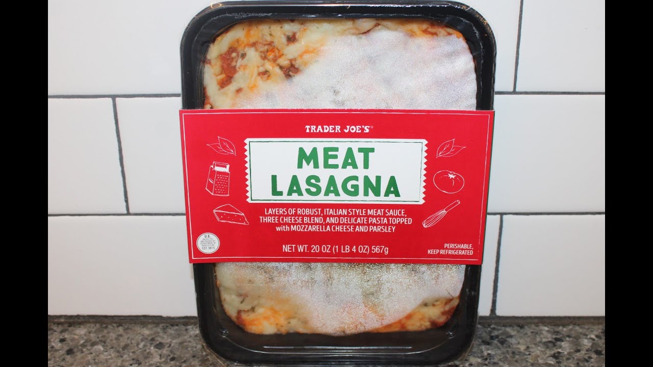 Trader Joe s Meat Lasagna Review YouTube Trader Joe s Meat Lasagna Review YouTube