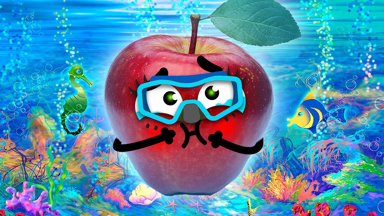 Secret Underwater Life Of Funny Fruits! Sweet Dreems Of Tasty Food! -  # Doodland 638