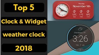 Best Andriod Clock Widgets and Weather Clock Apps 2018 screenshot 4