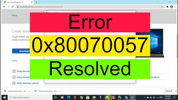 How to fix Error 0x80070057 in windows 10 | error 0x80070057 windows update fixed