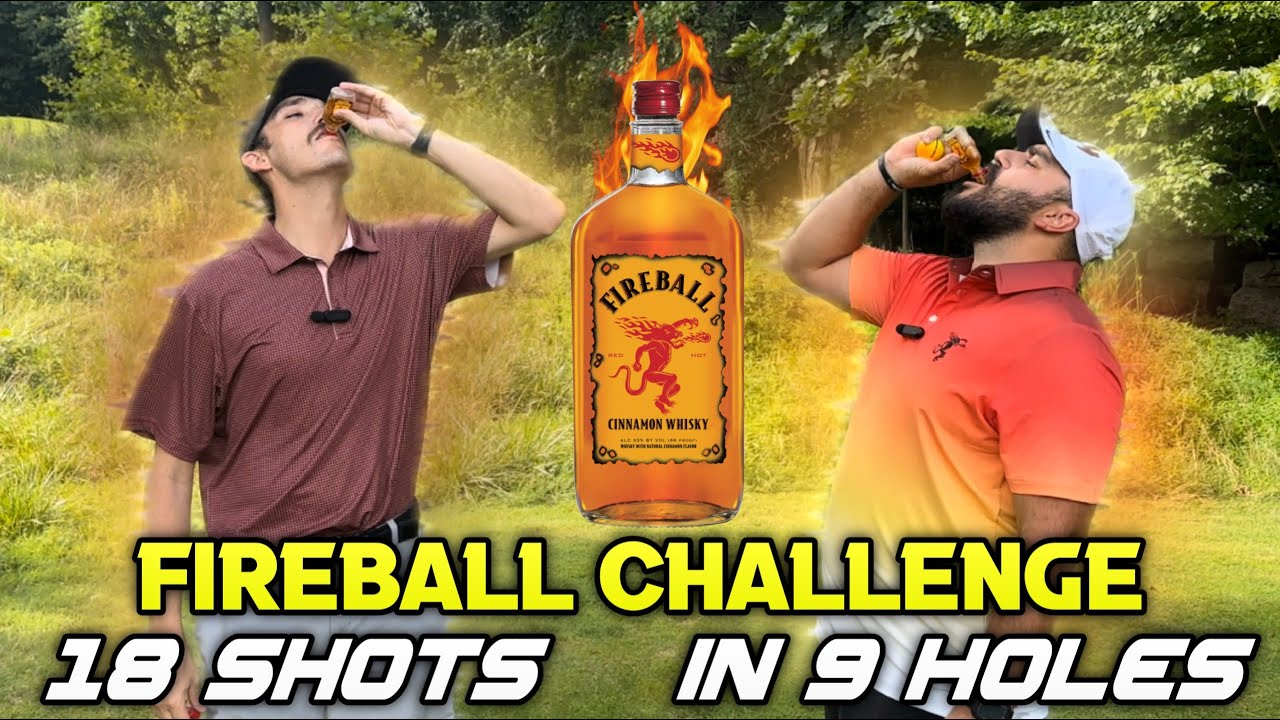 FIREBALL CHALLENGE!!!! 18 SHOTS IN 9 HOLES! YouTube