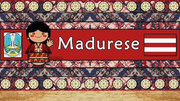 The Sound of the Madurese language (Numbers, Greetings, Words & The Parable)