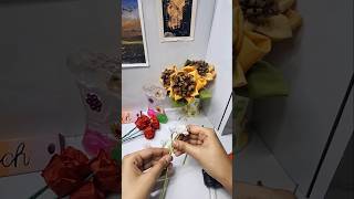 Handmade flowers 💐 #art #flowersforher #roses #bouquet #handmade #gifts #artistic