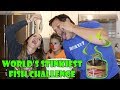 World's Stinkiest Fish Challenge with Rebecca Zamolo | Bratayley