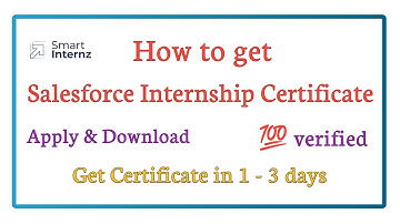 How to apply and download Salesforce Certificate|SmartInternz|trailhead|trailblazer