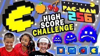 Давайте играть Pacman 256! Высокий балл CHALLENGE (5 РАУНДОВ ж / FGTEEV Cheaters)