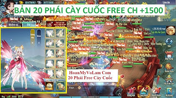 VLTK Lậu cày cuốc 20 phái mới nhất - Free cường hóa +1500, 2 click lên nửa Tỷ LC
