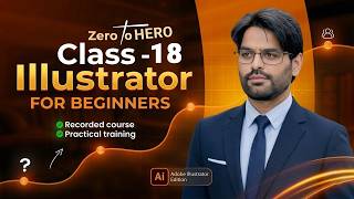 Adobe Illustrator Gradient Tool Tutorial in Urdu/Hindi | Practical Example for Beginners