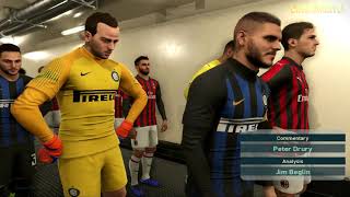 MILAN Vs INTERNAZIONALE eFootball PES 2021 Scoreboard for eFootball PES 2020 Gameplay PC