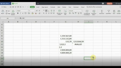 Cara mengubah angka desimal dan ribuan di excel atau WPS Office Spread sheet
