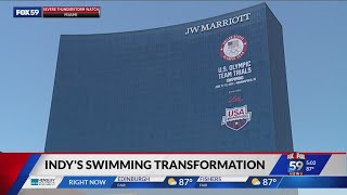 Indy's transformation for US Olympic Swim Trials