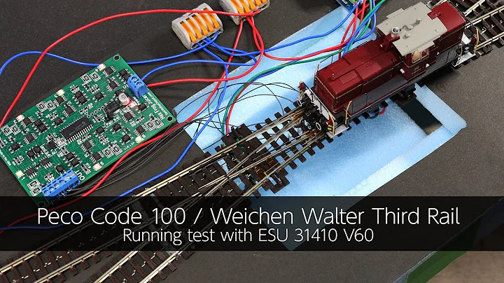Peco Code 100 / Weichen Walter Third Rail - VLOG76