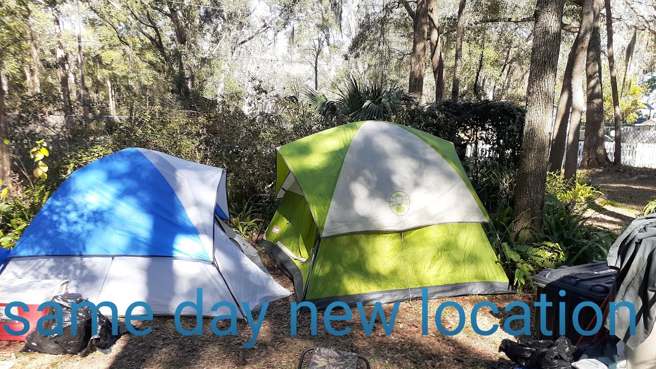Camping in the ocala national forest 6 days! Day 1 new location YouTube