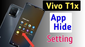 Vivo t1x me app hide kaise kare,how to hide apps in Vivo t1x,vivo T1x app hide setting