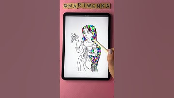 Guess the hair color ✨ #art #emojimix #artandcraft #artdrawing #procreate #emojigrid #satisfying