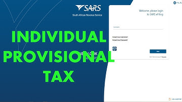 How to file your provisional tax return as an individual (SARS 2023 Efiling Guide)