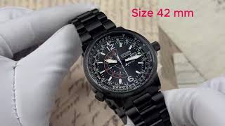 Đồng hồ nam Citizen Eco-Drive BJ7019-62E, máy pin, size 42, kính khoáng#donghonam #citizen