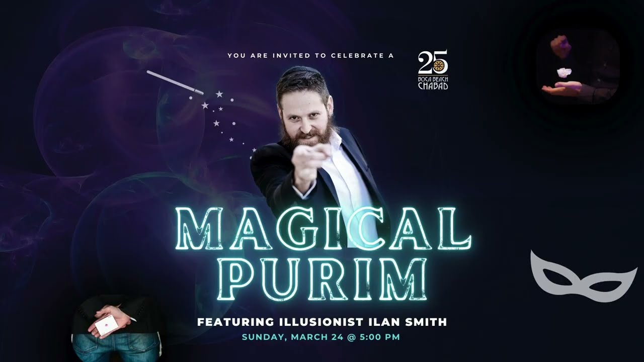Video recap of the Chabad of East Boca Purim 2024 celebrations with CYP (Chabad Young Professionals)