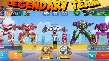 Mech Arena - Gameplay Walkthrough - Legendary Team🔥(iOS,Android)