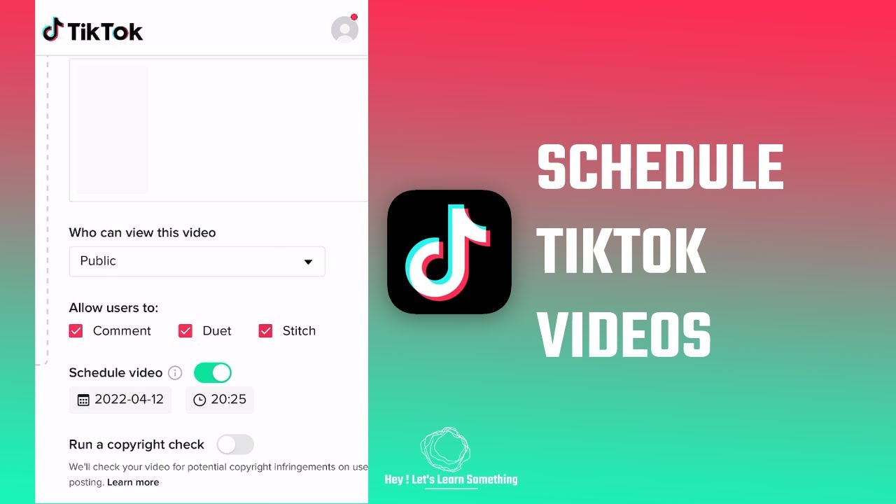 how-to-schedule-tiktok-videos-using-the-phone-2022-youtube