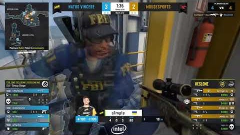 Natus Vincere vs mousesports - ESL One Cologne 2020 - Group A (Nuke)