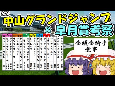 ゆっくり2024中山グランドジャンプ・皐月賞考察