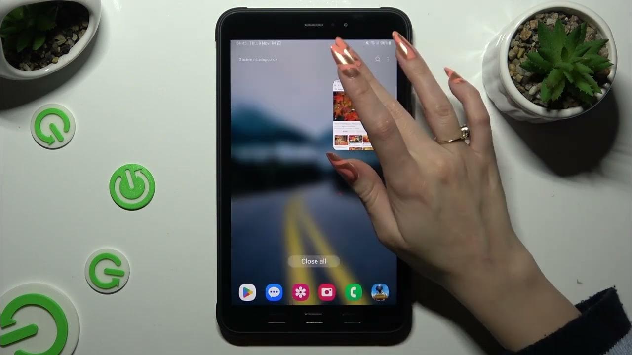 How to Enter Split Screen on SAMSUNG Galaxy Tab Active3 YouTube