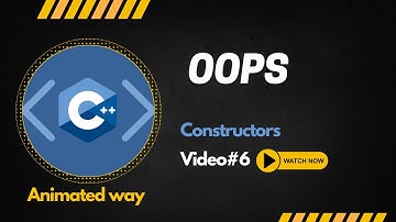 Copy Constructor in C++ Explained with Examples | Animated Way #programming  #CopyConstructor