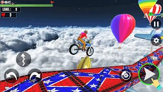 Stunt Bike 3D Race  - Tricky Bike Master SKY MODE - Motorcycle Racing - Android GamePlay screenshot 5