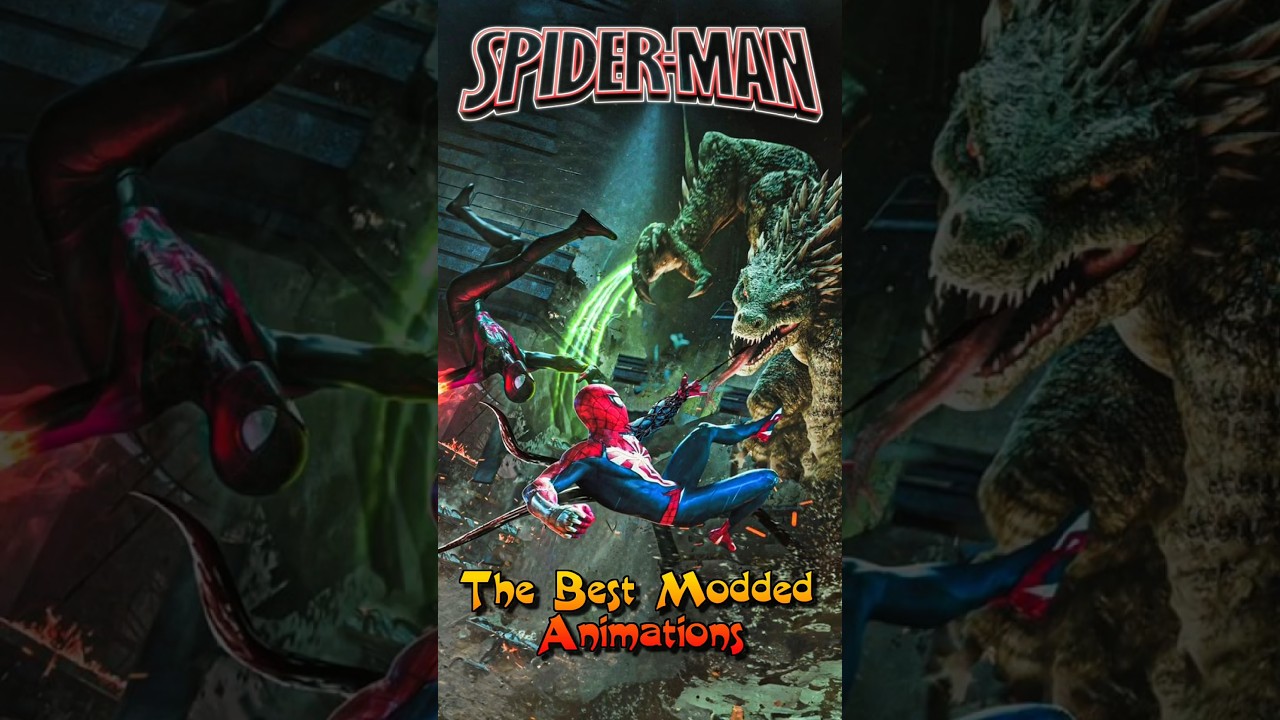 Лучшая модифицированная анимация в играх про Человека-паука!! 