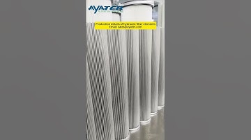 Production details of hydraulic filter elements
