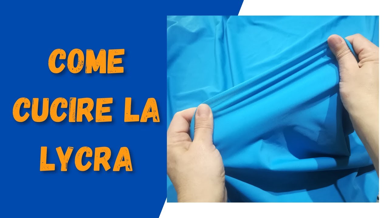 Come cucire la Lycra con tagliacuci e macchina da cucire