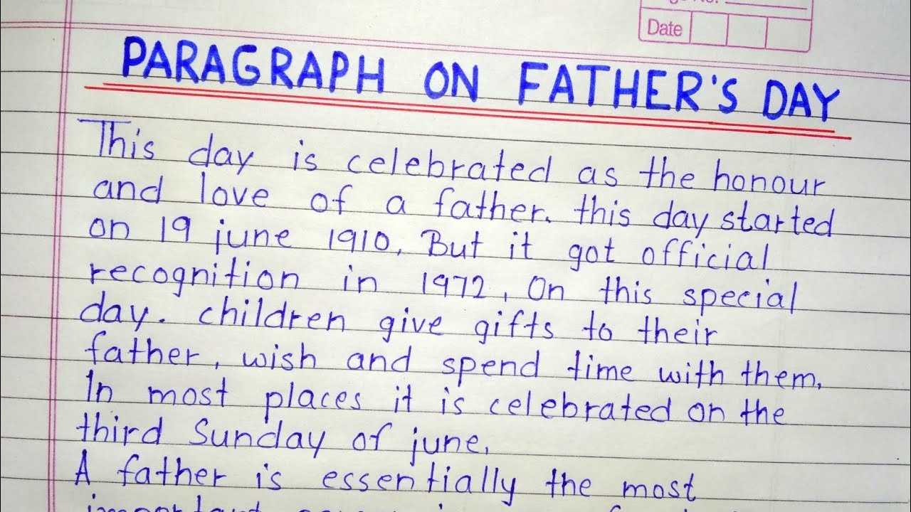 Paragraph On Fathers Day Short Paragraph About Father s Day In Paragraph On Fathers Day Short Paragraph About Father s Day In