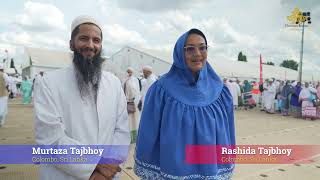 Ashara Mubaraka in London | Rashida & Murtaza Tajbhoy from the Dawoodi Bohras of Sri Lanka.