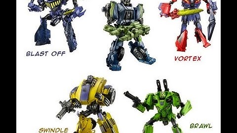 Transformers Generations Fall of Cybertron Bruticus part 3 : Onslaught and Bruticus