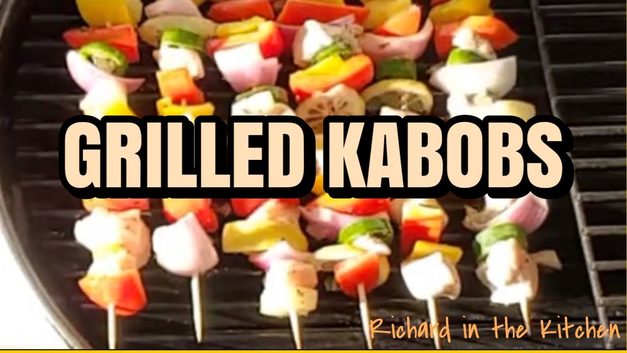 GRILLED KABOBS Electric Grill Recipe YouTube