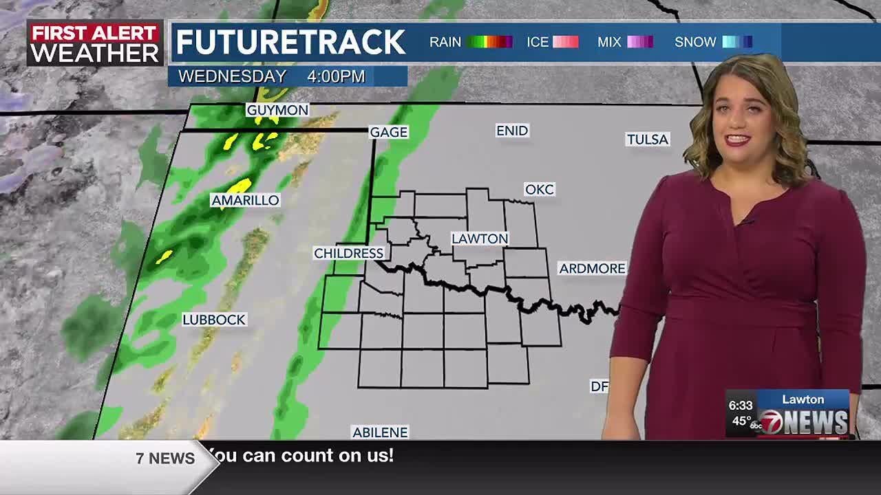 Clouds, breezy conditions and rain showers all in the forecast today ...