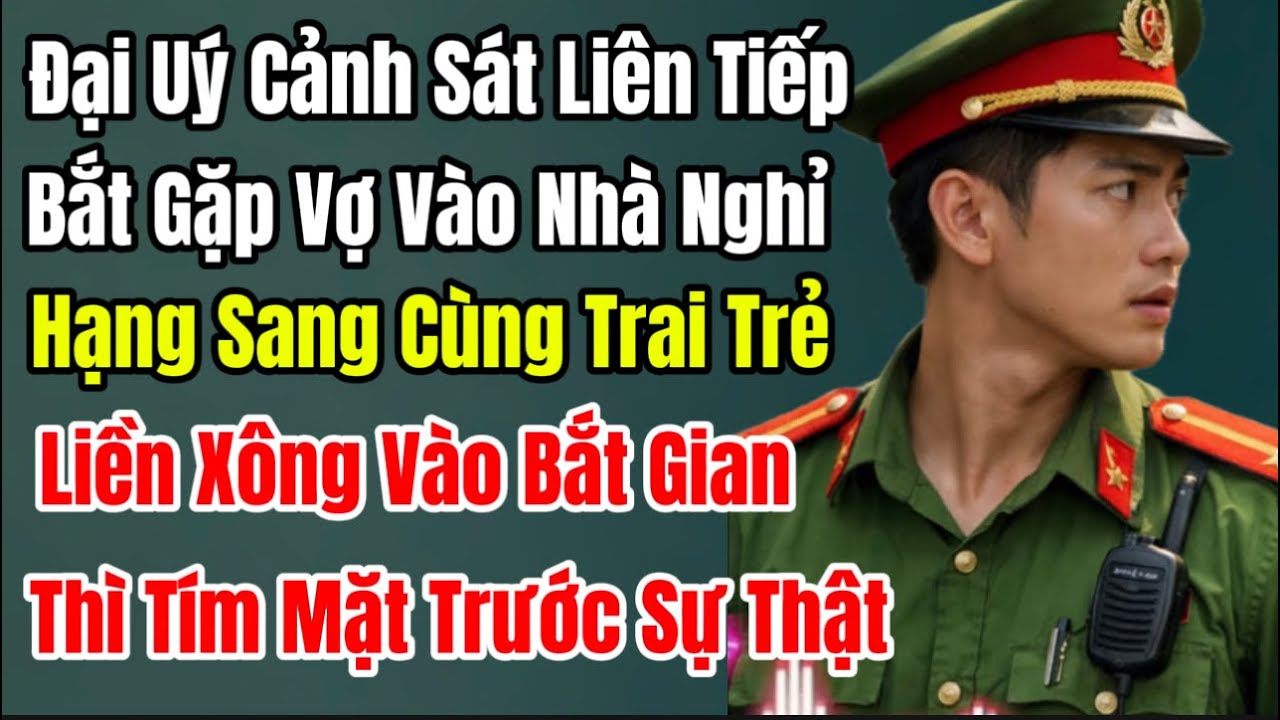 Đại Uý Cảnh Sát Liên Tiếp Bắt Gặp Vợ Vào Nhà Nghỉ Hạng Sang Cùng Trai Trẻ, Xông Vào BắtGianThìTímMặt