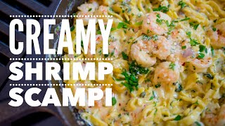 Creamy Shrimp Scampi | Chef Lorious