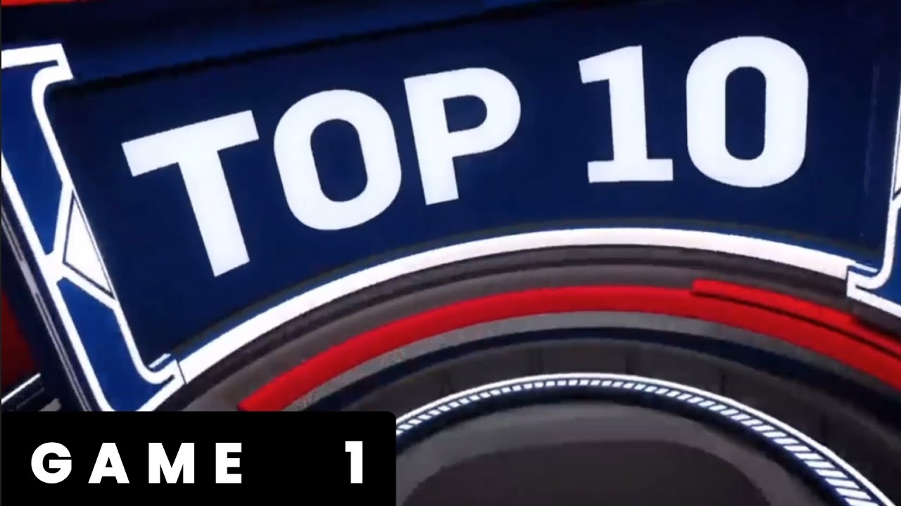 TOP 10 PLAYS OF GAME 1 NBA FINALS 2k24 YouTube TOP 10 PLAYS OF GAME 1 NBA FINALS 2k24 YouTube