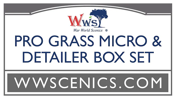 The Release of WWS Pro Grass Micro & Detailer Box Set