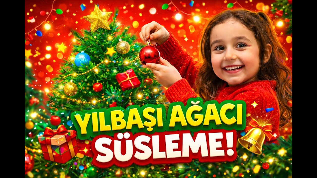 Yılbaşı Ağacımızı Süsledik / Lizda değişik tipler yapıyor / Happy new year 